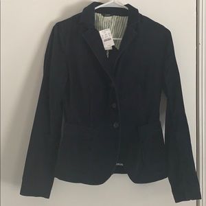 J. CREW Navy Blue Button Down Jacket
